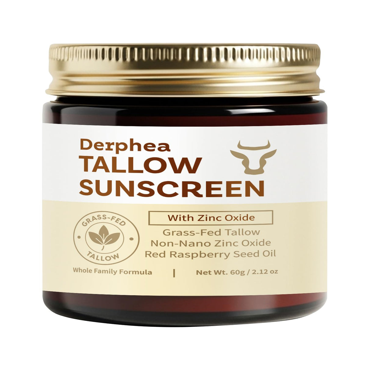 DERPHEA Natural Beef Tallow Sunscreen