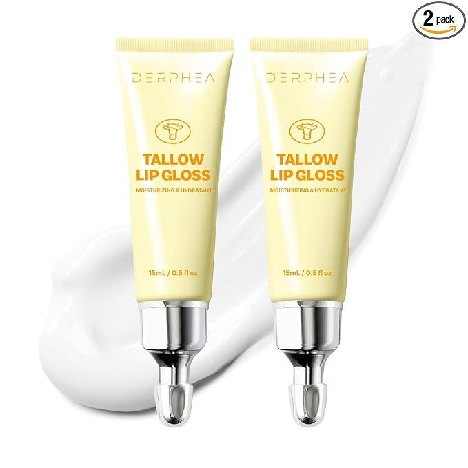 DERPHEA Beef Tallow Lip Balm - 2 Tubes